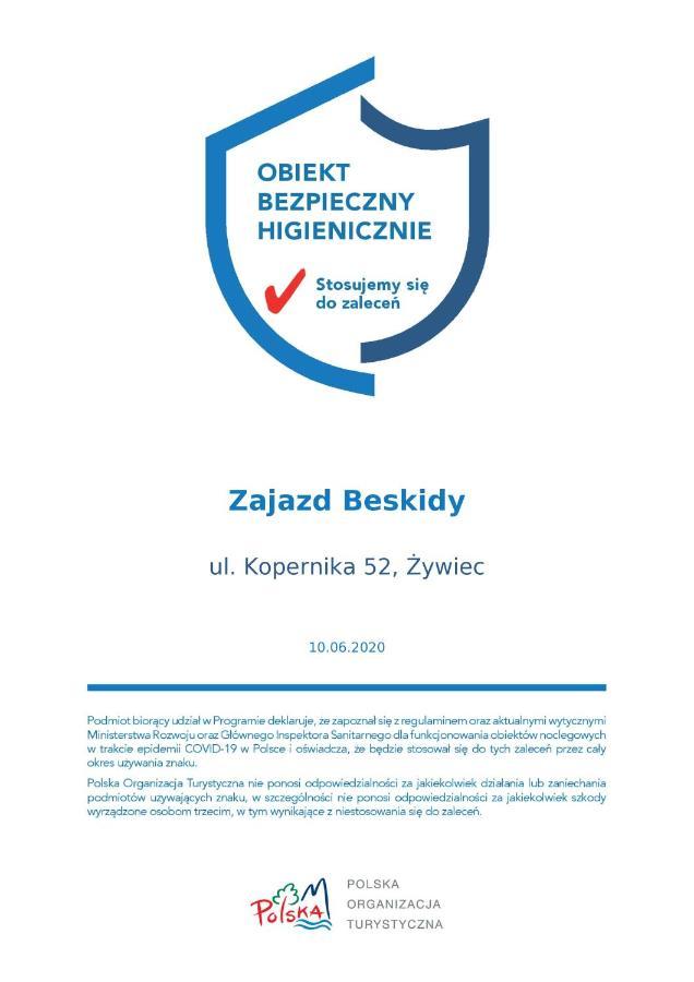 Zajazd Beskidy Żywiec Exteriér fotografie
